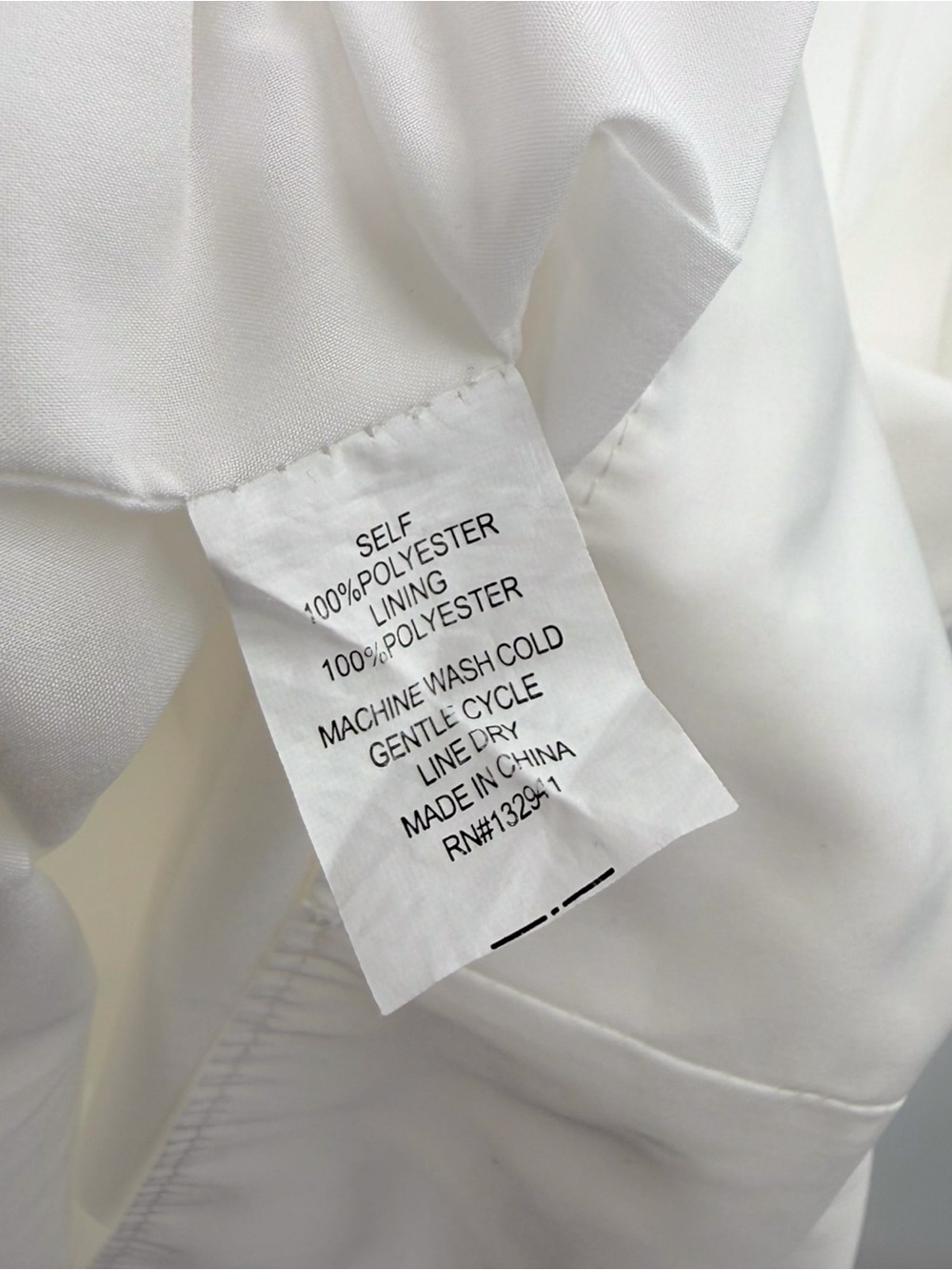 Amanda Uprichard White Tiered Mini Dress M Oversized Collar Babydoll Coastal - Picture 12 of 12